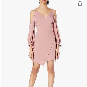 Adelyn Rae Cold Shoulder Long Sleeve Knee Length